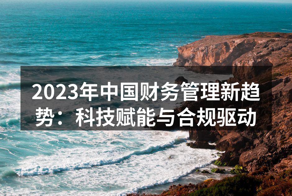 2023年中国财务管理新趋势：科技赋能与合规驱动